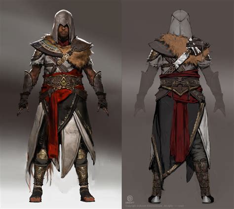 ArtStation - Assassin's Creed: Origins The Hidden Ones DLC outfits ...