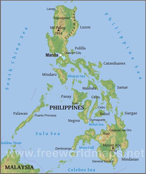 Philippines Map World - World Maps