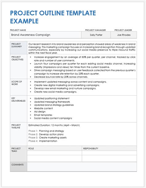 How to Write a Project Outline | Smartsheet