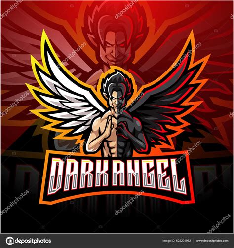 Dark Angel Esport Mascot Logo Design Stock Photo by ©visink 622201962