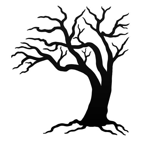 Scary Tree Silhouette Halloween