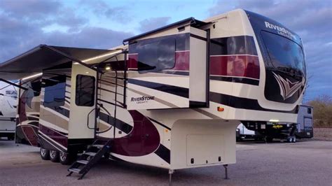 Riverstone 37FLTH Legacy Edition Luxury Fifth Wheel Toy Hauler Walk Through