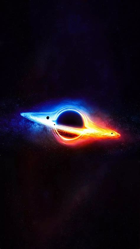 Real Black Hole In Space Wallpaper Hd