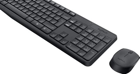 Logitech MK235 Wireless Keyboard and Mouse Combo for Windows, 2.4 GHz ...