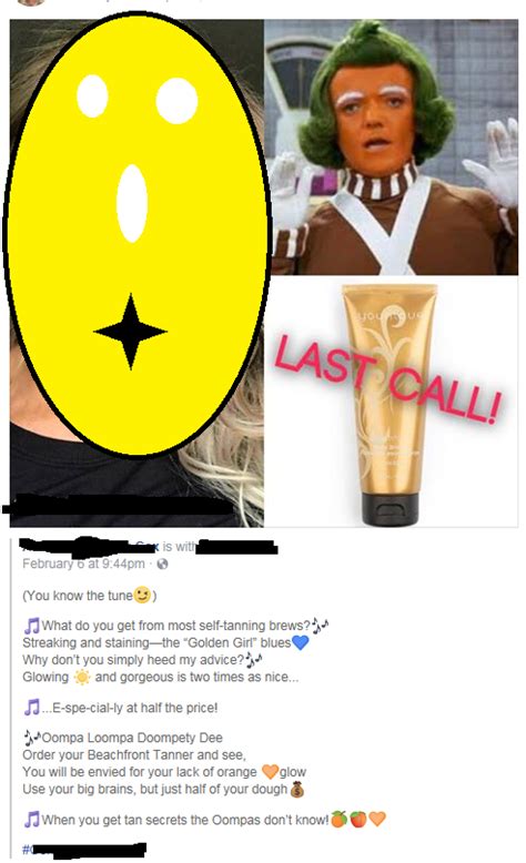 Who sells makeup with an oompa loompa?!?!? : r/antiMLM