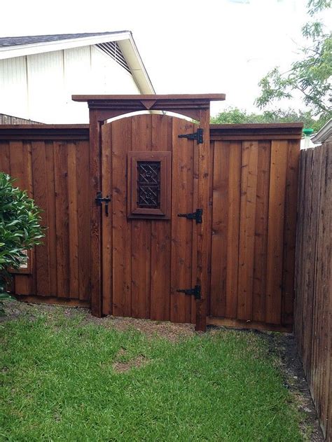 Image result for Images of Privacy fence gates in Texas | Wooden garden ...