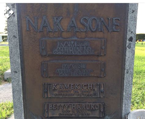 NAKASONE FAMILY – Makawao Cemetery