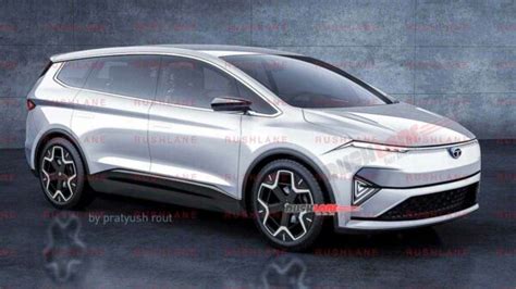 Tata Hexa New Gen Rendered With Curvv Design - Innova Rival