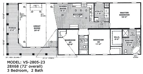 Mobile Home Floor Plans Single Wide - Flooring Ideas