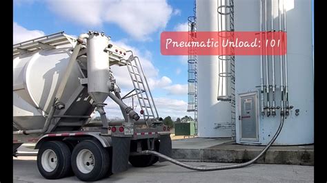 How to unload pneumatic trailer! #trucker #trucking #freightliner # ...