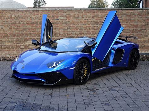 2016 Used Lamborghini Aventador SV Roadster | Blue Nethuns Lamborghini ...