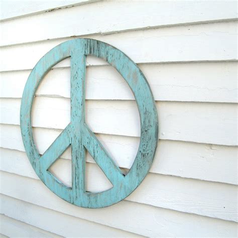 Big Peace Sign 24 Peace Symbol Peace Sign Wall Art