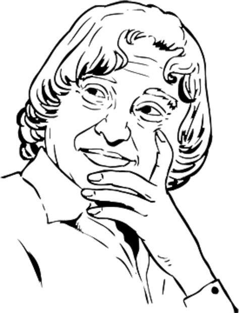 Apj Abdul Kalam Images Kids Portal For Parents Sketch Coloring Page