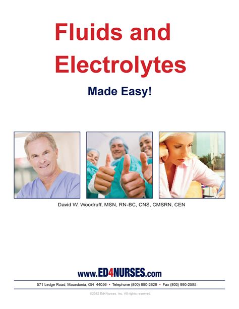 Fluid and Electrolytes made easy - /HGJH 5RDG 0DFHGRQLD 2+ 7HOHSKRQH ...