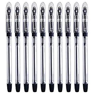 Cello Gripper Ballpoint Pen - Pack of 10 - Black Ink - 0.5mm tip ...