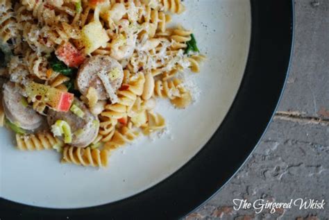 Apple Chicken Sausage Pasta - The Gingered Whisk