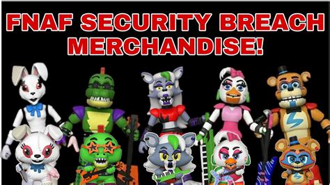 NEW FNaF SECURITY BREACH MERCHANDISE!•Pandog76 - YouTube