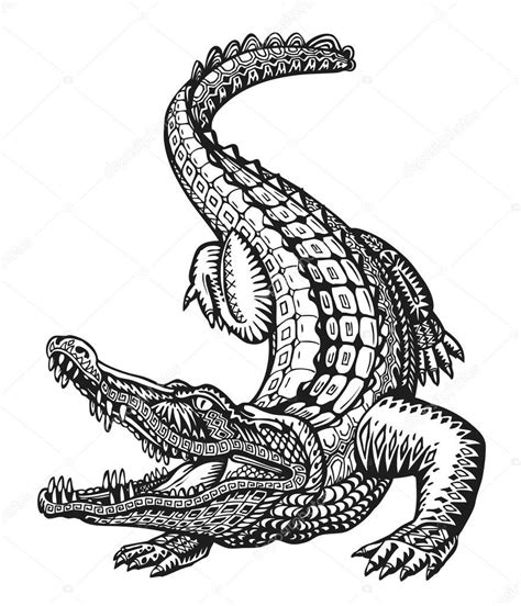 Related image | Crocodile tattoo, Alligator tattoo, Crocodile illustration