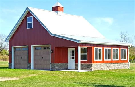 12 Pole-barn Plans With Lofts Twelve Optional Layouts - Etsy