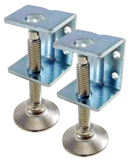 Furniture Levelers Adjustable Brackets & Nylon Leveling Feet Heavy Duty ...