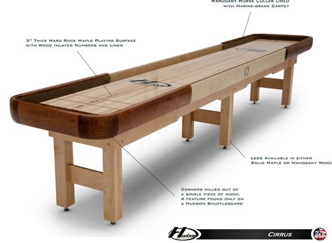 22' Cirrus Outdoor Shuffleboard Table - Shuffleboard.net