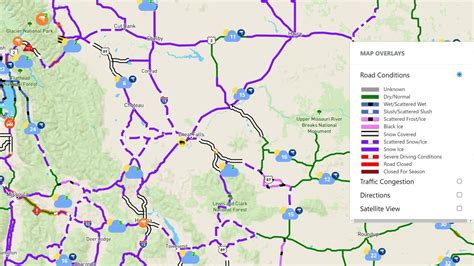 Montana road conditions + winter driving safety