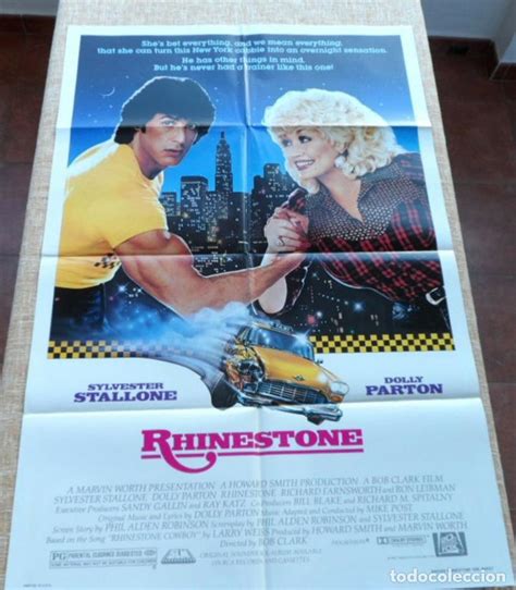 rhinestone movie poster, one sheet, 1984,folded - Comprar Carteles y ...