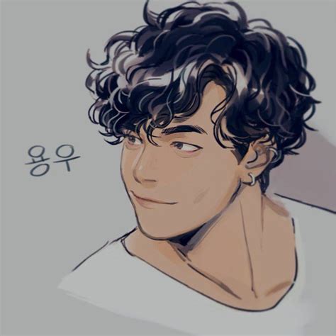 25 Idea Cute Boys With Curly Hair Drawing Sketch Easy With Creative ...