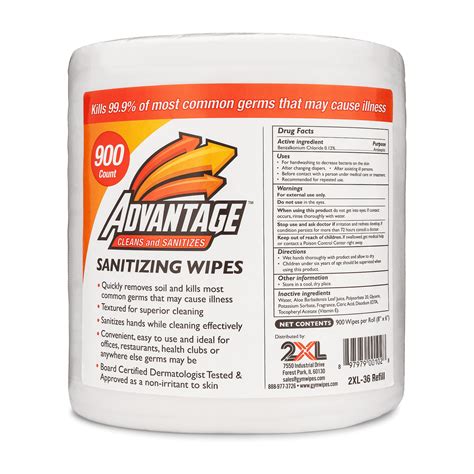 Gym Wipes, Advantage Disinfectant Wipes In Stock - Bulk & Wholesale