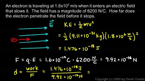 Physics 12.3.4c - Electric Field Example Problems - YouTube