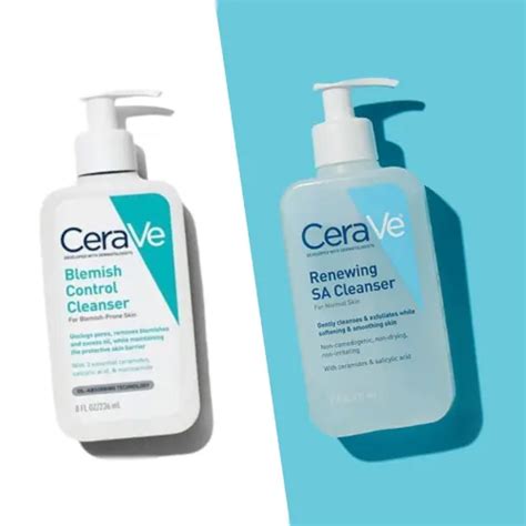 CeraVe SA Cleanser vs Acne Control Cleanser (The Definitive Guide ...