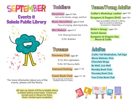 Library Events - Salado Public Library