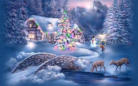 Christmas Winter Wonderland Wallpapers - Top Free Christmas Winter ...