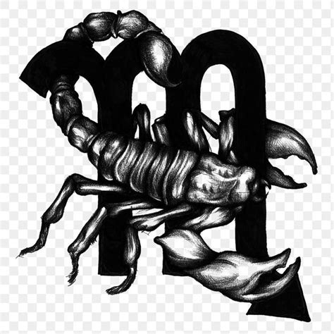 Scorpio PNG zodiac sign sticker black horoscope symbol | free image by ...