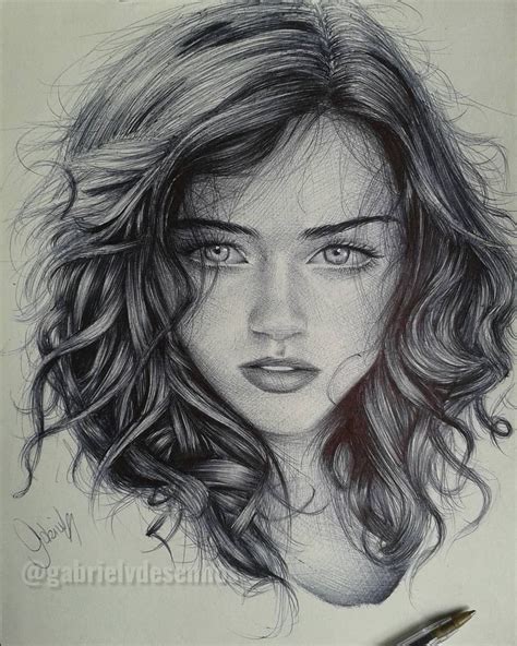 by Gabriel Vinícius | Realistic drawings, Drawing people, Portrait drawing