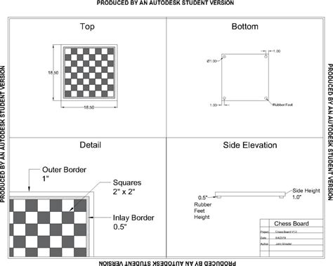 Making a Chess Board – John Shrader .com