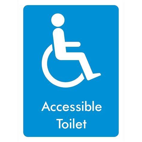 Disabled Toilet Sign | Accessible Toilet Signs