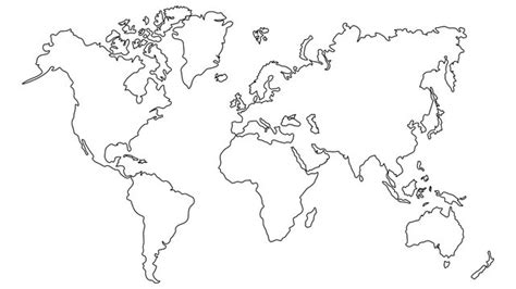 Top more than 84 world map sketch vector best - seven.edu.vn