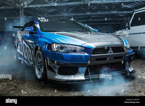 Mitsubishi Lancer Evolution X tuning Stock Photo - Alamy