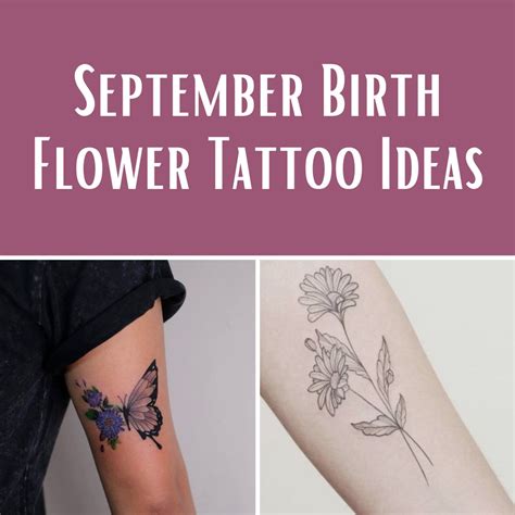 Details 81+ september birth flower tattoo - in.cdgdbentre