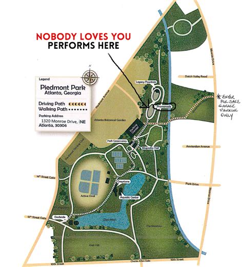 Map Of Piedmont Park Atlanta Ga Assessment Overview - Map Of Asia And ...