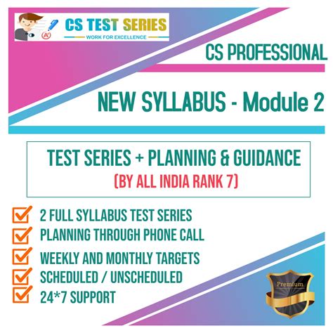 CS Professional New Syllabus Module 2 All Three Subjects 2.0 (2 Full ...