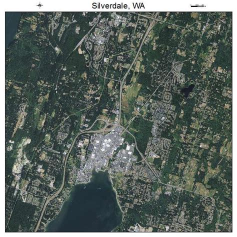 Aerial Photography Map of Silverdale, WA Washington