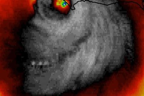 Hurricane Matthew Skull Image Is Seriously Sinister