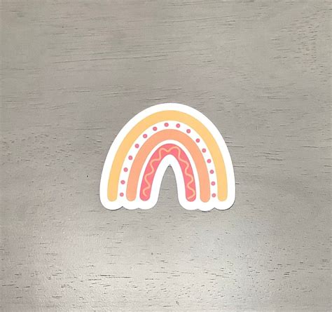 Rainbow Sticker | Etsy