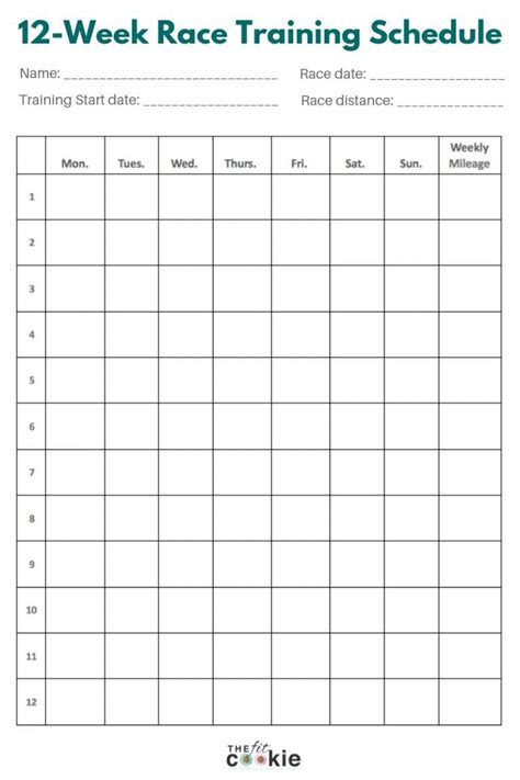 If you have upcoming races and need to track your training, use this ...