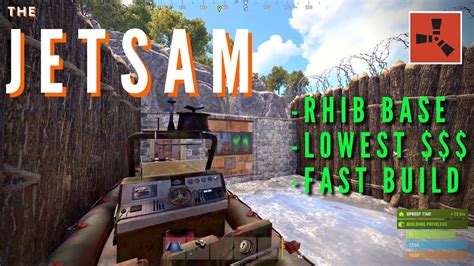 The CHEAPEST Rust RHIB Boat Base EVER!! - The Jetsam! - YouTube