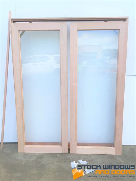 Timber French Door Set 2105h x 1715w - Stock Windows And Doors