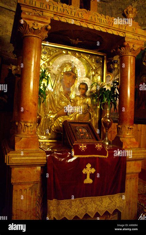 The tomb of the virgin Mary Jerusalem Israel Stock Photo: 6976115 - Alamy