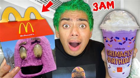 DO NOT DRINK THE GRIMACE SHAKE FROM MCDONALDS AT 3AM!! (HE CAME AFTER ...